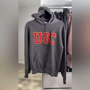 Champion Gray USC Hoodie for Men